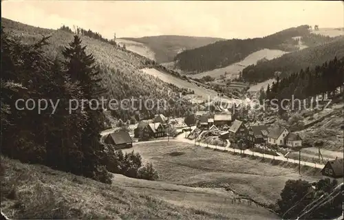 Einsiedel Thueringen Panorama Kat. Masserberg