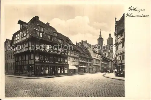 Goettingen Niedersachsen Johannisstrasse Kat. Goettingen