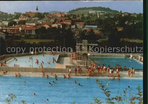 Grafenau Niederbayern Freibad im Luftkurort Kat. Grafenau