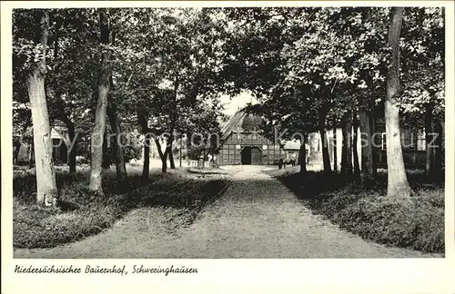 Schweringhausen Niedersaechsischer Bauernhof Kat. Ehrenburg