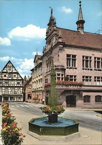 Messkirch Rathaus Brunnen Kat. Messkirch