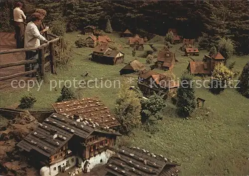 Gieselwerder Muehlenplatz Freilichtausstellung Vergangenheit in Miniatur Kat. Oberweser