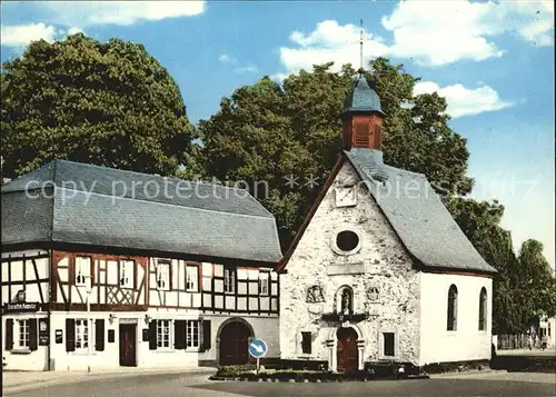 Rhoendorf Kirche Gasthaus Kat. Bad Honnef