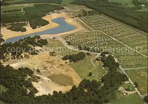 Wilsum Erholungsgebiet Wilsumer Berge Campingplatz Strandbad Luftbild Kat. Wilsum