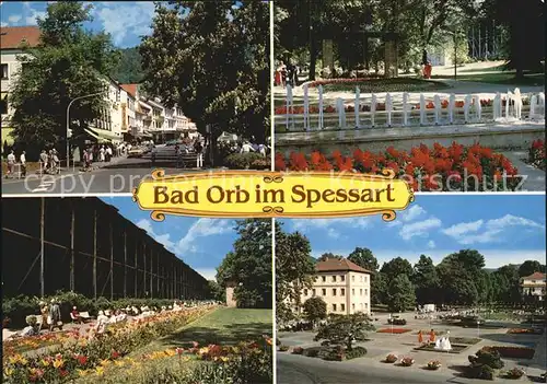 Bad Orb Strassenpartie Kurpark Saline Platz Kat. Bad Orb
