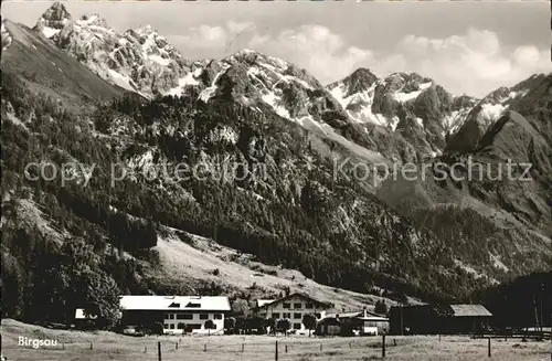 Birgsau Trettachspitze  Kat. Oberstdorf