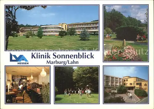 Marburg Lahn Klinik Sonnenblick Park Gastraum Gymnastikgruppe Kat. Marburg