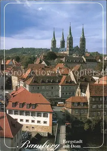 Bamberg mit Bergstadt Dom Kat. Bamberg