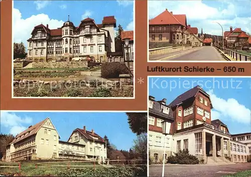 Schierke Harz Erholungsheime Brockenstrasse Kat. Schierke Brocken