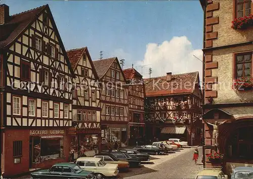 Lohr Main Marktplatz Baeckerei Gutbrod Kat. Lohr a.Main