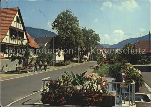 Ohlsbach Gasthaus Pension Rebstock Kat. Ohlsbach Kinzigtal