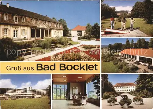 Bad Bocklet Minigolf Kurhaus  Kat. Bad Bocklet