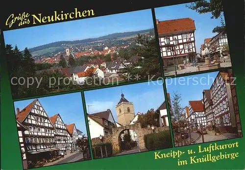 Neukirchen Knuellgebirge Fachwerkhaeuser Kat. Neukirchen