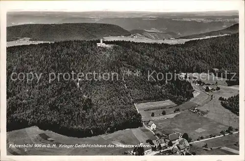 Fohrenbuehl Fliegeraufnahme Krieger Gedaechtnishaus Kat. Lauterbach