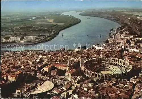 Arles Bouches du Rhone Fliegeraufnahme Theater  Kat. Arles