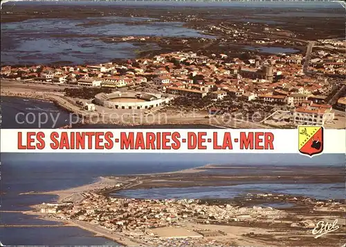 Les Saintes Maries de la Mer Fliegeraufnahme