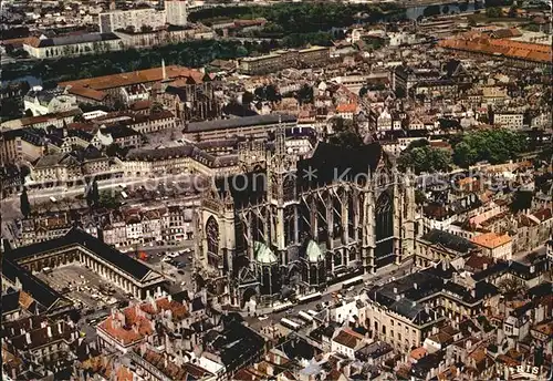 Metz Moselle La Cathedrale vue aerienne Kat. Metz