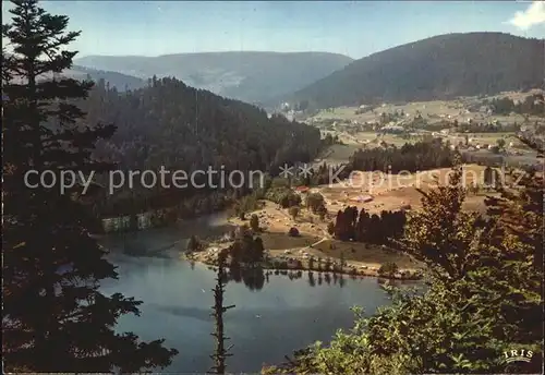 Longemer Xonrupt Panorama Lac de Longemer les Vosges Kat. Xonrupt Longemer