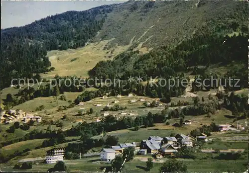 Les Avanchers Valmorel Fliegeraufnahme Kat. Les Avanchers Valmorel