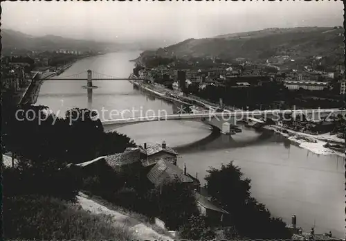 Vienne sur le Rhone Fliegeraufnahme mit Bruecken Kat. Vienne Isere