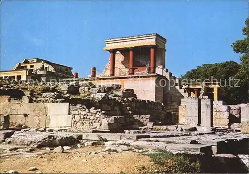 Kreta Crete Palast von Knossos Nordeingang Kat. Insel Kreta