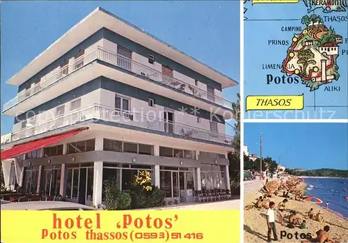 Thassos Hotel Potos Strand Kat. Griechenland