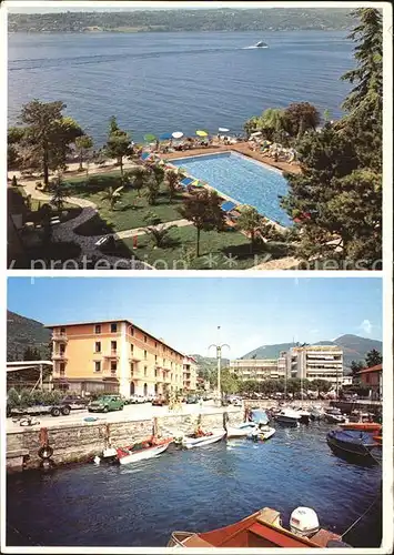 Salo Lago di Garda Hotels Astoria e Spiaggia d Oro Piscina Parco Spiaggia privata Kat. 