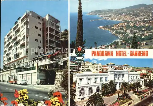 Sanremo Panorama Hotel Fliegeraufnahme Kat. 