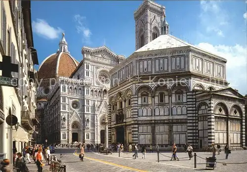 Firenze Toscana Kathedrale Giotto Turm Kat. Firenze