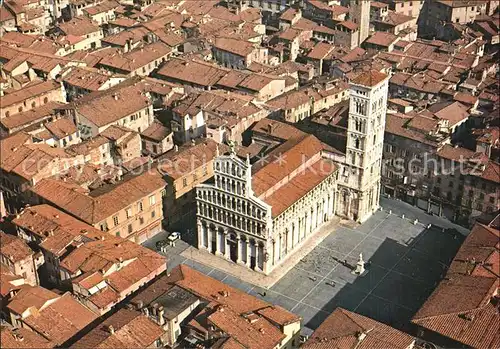 Lucca Basilica San Michele veduta aerea Kat. Lucca