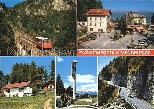 Mendelpass im Suedtirol Bergbahn Kat. Italien