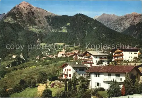 Dorf Tirol Panorama Kat. Tirolo