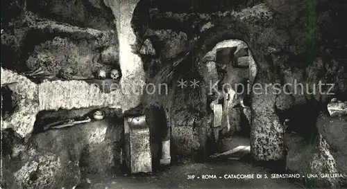 Roma Rom Catacombe di S Sebastiano una galleria Kat. 