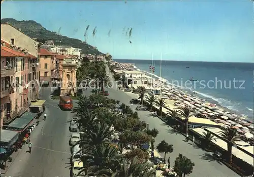 Finale Ligure Viale delle Palme e Bagni Ondina