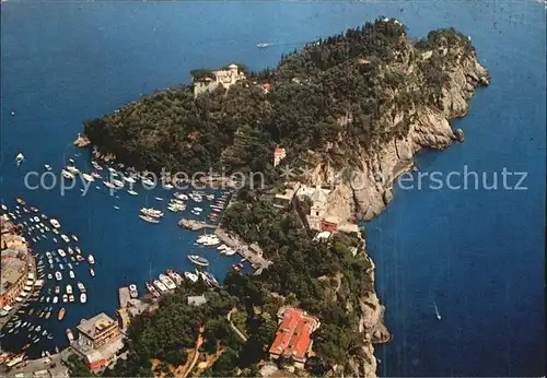 Portofino Liguria Fliegeraufnahme Kat. Portofino