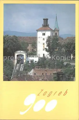 Zagreb Panorama Gornjeg grada Kat. Zagreb