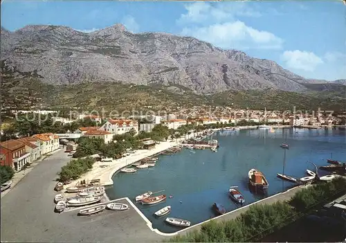 Makarska Dalmatien Hafenpartie Kat. Kroatien