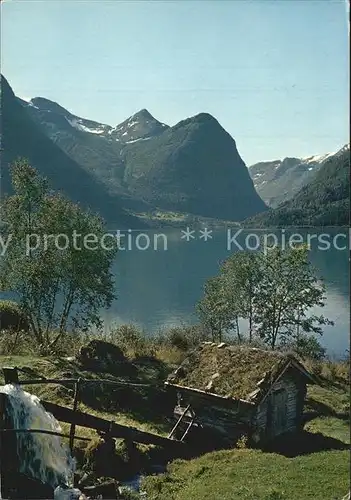 Norge Norwegen Oldevatn Olden Nordfjord Kat. Norwegen