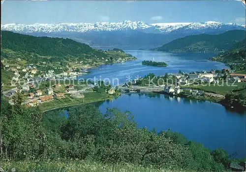 Hardanger Norheimsund Panorama Kat. Norwegen