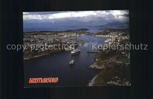 Kristiansund Fliegeraufnahme Kat. Kristiansund