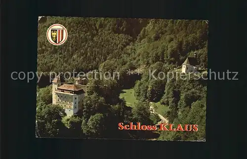 Klaus Pyhrnbahn Schloss Klaus Fliegeraufnahme Kat. Klaus an der Pyhrnbahn