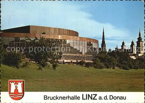 Linz Donau Brucknerhalle Kat. Linz