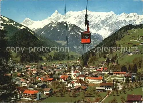 Schruns Vorarlberg mit Montafoner Hochjochbahn Kat. Schruns