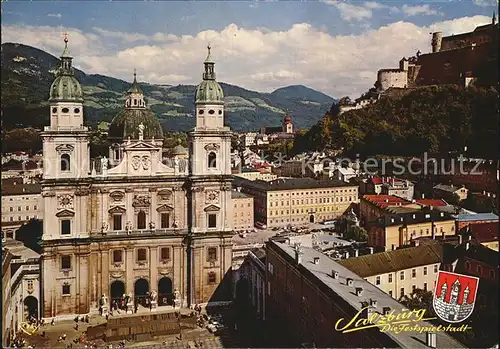 Salzburg Oesterreich Dom Kloster Nonnberg Hohensalzburg Jedermann Buehne Kat. Salzburg