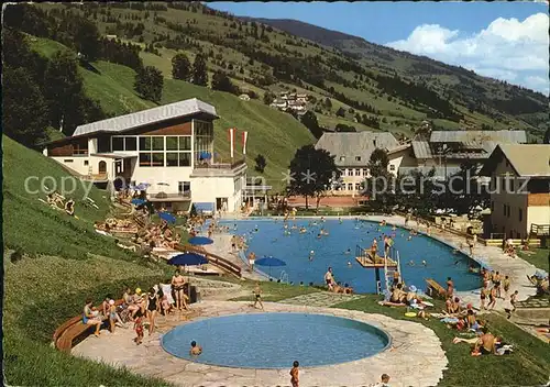 Saalbach Hinterglemm Sportzentrum Hallenbad Freibad Tennis Minigolf Kat. Saalbach Hinterglemm