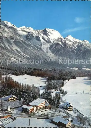 Obsteig Tirol Hotel Tyrol Fliegeraufnahme Kat. Obsteig