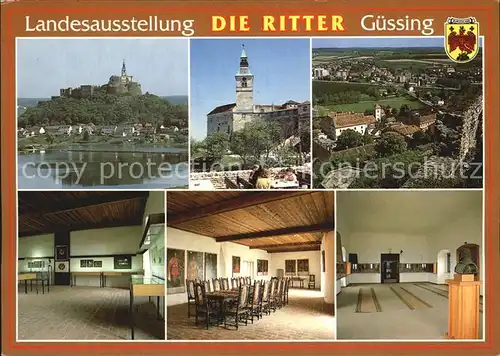 Guessing Burg Klosterkirche Fischteiche Schwimmbad Rittersaal mit Galerie Kat. Guessing