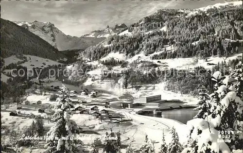 Latschau Tschagguns mit Sulzfluh Kat. Tschagguns Vorarlberg