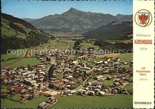 Kirchberg Tirol Kitzbueheler Horn Fliegeraufnahme Kat. Kirchberg in Tirol