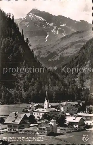 Mallnitz Kaernten im Tauerntal und Gesselkopf